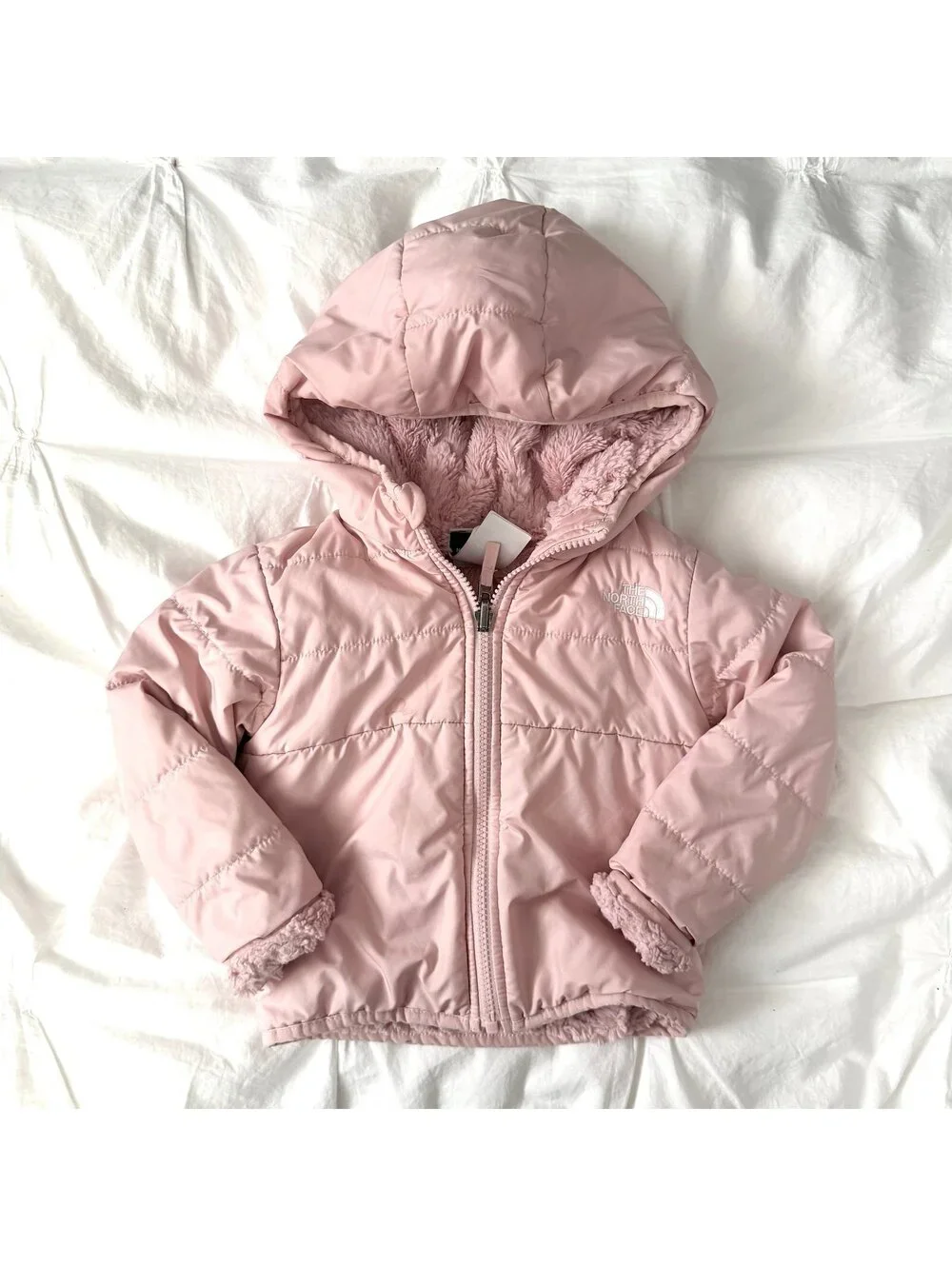 The North Face Pink Puffer Jacker